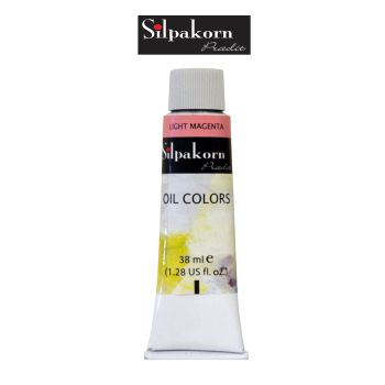 Silpakorn Pradit สีน้ำมัน ศิลปากรประดิษฐ์ #202-LIGHT MAGENTA ขนาด 38 ml. จำนวน  1 หลอด