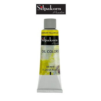Silpakorn Pradit สีน้ำมัน ศิลปากรประดิษฐ์ #212-CADMIUM YELLOW LIGHT ขนาด 38 ml. จำนวน  1 หลอด