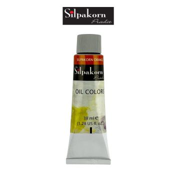 Silpakorn Pradit สีน้ำมัน ศิลปากรประดิษฐ์ #234-SIPAKORN ORANGE ขนาด 38 ml. จำนวน  1 หลอด