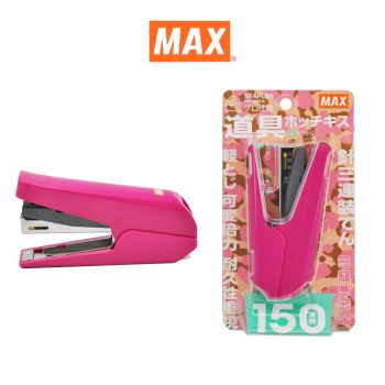 MAX (แม็กซ์) เครื่องเย็บกระดาษ MAX HD-10TLK คละสี จำนวน 1 เครื่อง - สีชมพู