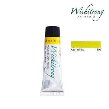 Wichitrong  สีน้ำวิจิตรรงค์  # 805-AZO YELLOW ขนาด 8 ML. จำนวน 1 หลอด