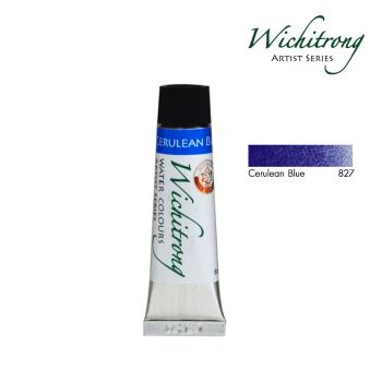 Wichitrong  สีน้ำวิจิตรรงค์  # 827-CERULEAN BLUE ขนาด 8 ML. จำนวน 1 หลอด