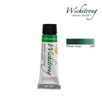 Wichitrong  สีน้ำวิจิตรรงค์  # 829-PHTHLO GREEN ขนาด 8 ML. จำนวน 1 หลอด
