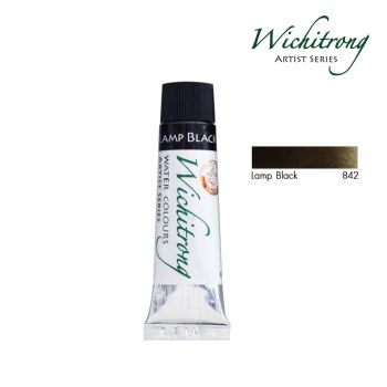 Wichitrong  สีน้ำวิจิตรรงค์  # 842-LAMP BLACK ขนาด 8 ML. จำนวน 1 หลอด