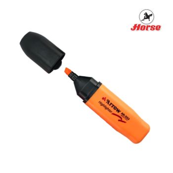 Arrow  ปากกาเน้นข้อความ ตราแอโรว์ AR-333 จำนวน 1 ด้าม - สีส้ม
