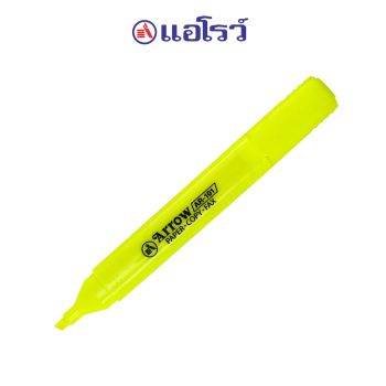 Arrow (ตรา แอโรว์) ปากกาเน้นข้อความ ตราแอโว์  AR-101    จำนวน 1 ด้าม - สีเหลือง