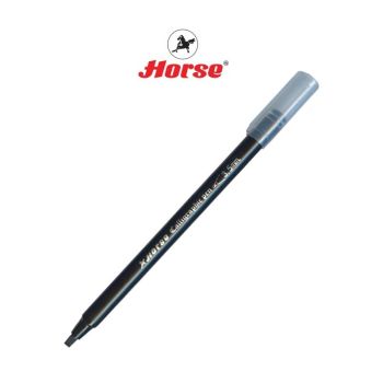 HORSE ตราม้า ปากกาประดิษฐ์อักษร - ดำ,3.5mm.