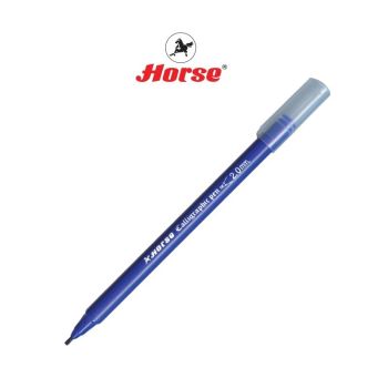 HORSE ตราม้า ปากกาประดิษฐ์อักษร - น้ำเงิน,5.0mm.