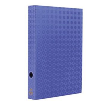 สีม่วง - HORSE ตราม้าแฟ้ม 2ห่วงปกลายกราฟฟิค ตราม้า H-122 F/C