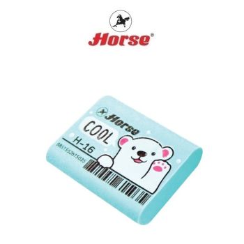 HORSE ตราม้า ยางลบดินสอลายการ์ตูน  H-16   จำนวน  1 ก้อน