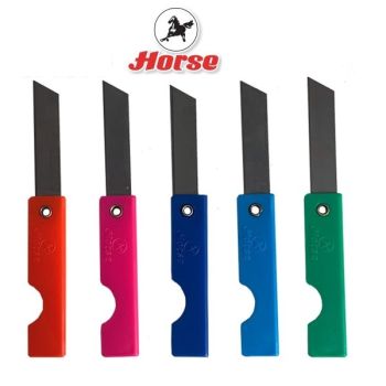 HORSE ตราม้า มีดเหลาดินสอ ด้ามพลาสติก 1x36 ด้าม/กล่อง