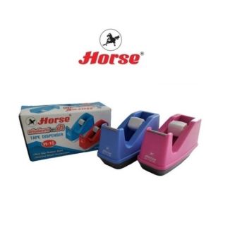 HORSE ตราม้า แท่นตัดเทป พลาสติก H-15 แกน 1 นิ้ว คละสี จำนวน 1 อัน