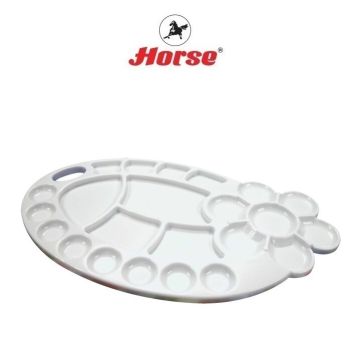 HORSE ตราม้า จานระบายสี รูปปลา   จำนวน 1 อัน