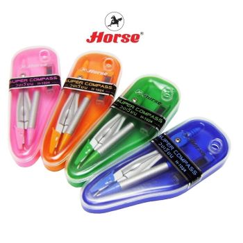 HORSE ตราม้า ชุดวงเวียนดินสอกด H-1024   1x1/ชุด