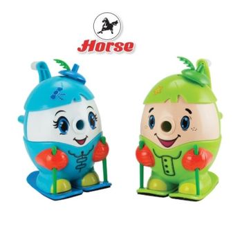 HORSEตราม้า เครื่องเหลาดินสอ รูปการ์ตูน H-26 จำนวน 1 เครื่อง คละสี