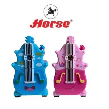 HORSE ตราม้า เครื่องเหลาดินสอ ทรงเครื่องดนตรี ตราม้า H-023 จำนวน 1 เครื่อง คละสี