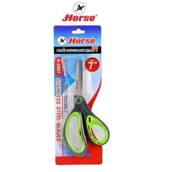 HORSE ตราม้ากรรไกรสแตนเลส7นิ้ว ตราม้า H-3607 จำนวน 1 อัน