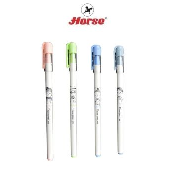 HORSE (ตราม้า ) ปากกาเจลแบบฝา 0.5mm  รุ่น HG-217 จำนวน 1 ด้าม
