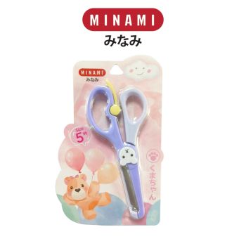 MINAMI (มินามิ) กรรไกร 5 นิ้ว คละสี จำนวน 1 แพ็ค