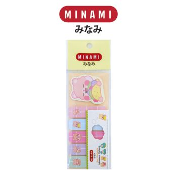 MINAMI (มินามิ) สติ๊กเกอร์โน๊ต MI-61   จำนวน 1 แพ็ค/คละลาย