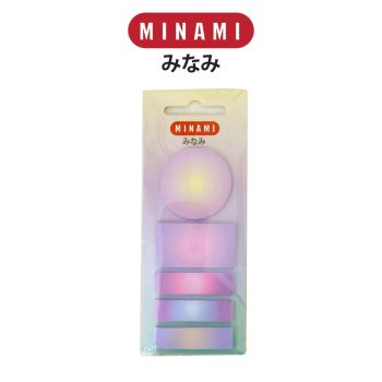 MINAMI (มินามิ) สติ๊กเกอร์โน๊ต MI-62 คละลาย จำนวน 1 แพ็ค