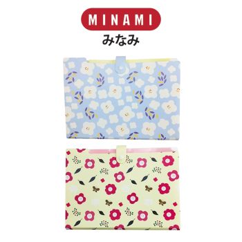 MINAMI (มินามิ) แฟ้มกระเป๋าเอกสาร 5 ช่อง ตรามินามิ MI-16  A4 จำนวน 1 ใบ คละลาย คละสี