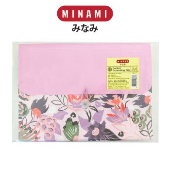 MINAMI (มินามิ)กระเป๋าเอกสาร 13 ช่อง MI-17 จำนวน 1 ใบ/คละลาย