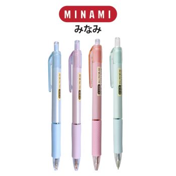 MINAMI (มินามิ) ปากกาลูกลื่น 0.5 mm. MI-06 สีหวาน  บรรจุ 2 ด้าม /แพ็ค