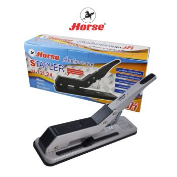 Horse  (ตราม้า) เครื่องเย็บกระดาษ เข้าเล่ม ตราม้า H-12L/24 จำนวน 1 ตัว