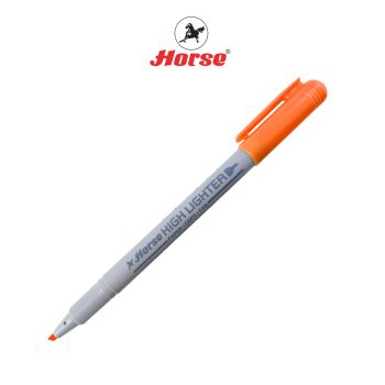 HORSE ตราม้า ปากกาเน้นข้อความ H-45 คละสี - สีส้ม