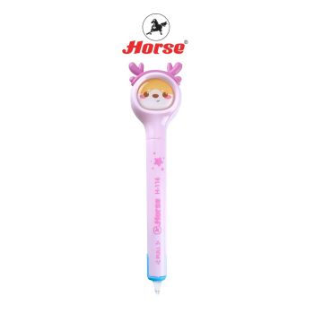 H0rse (ตราม้า) เทปลบคำผิด ตราม้า รุ่น H-116 ทรงปากกา ลายการ์ตูน จำนวน 1 อัน