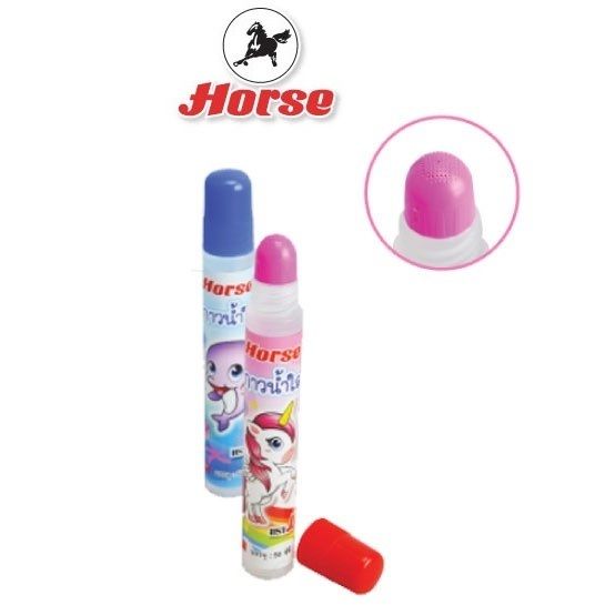 HORSE ตราม้า กาวน้ำ ขวดกลม 50 ซีซี. ตราม้า H-12 จำนวน 1 อัน