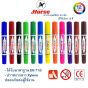 HORSE (ตราม้า) ปากกาเคมี  มาร์คเกอร์ 2 หัว ตราม้า  สีเดียว TWIN-PEN (12ด้าม/กล่อง) จำนวน 1 กล่อง - เขียวอ่อน