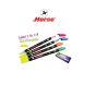 HORSE  ปากกาเน้นข้อความ 2 หัว 2สี ตราม้า H-022   จำนวน 1 ด้าม - เหลือง+ชมพู