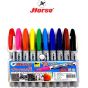 Horseตราม้า ปากกาเคมี หัวเดียว Scribie H-42 ชุด 10 สี จำนวน 1 /แพ็ค