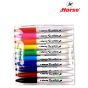 Horseตราม้า ปากกาเคมี หัวเดียว Scribie H-42 ชุด 10 สี จำนวน 1 /แพ็ค