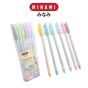 MINAMI (มินามิ) ปากกาสีน้ำ SIGNING PEN สีพาสเทล ชุด 6 สี ตรามินามิ จำนวน 1 ชุด