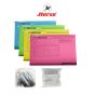 HORSE (ตราม้า) แฟ้มแขวน สีสะท้อนแสง ตราม้าH-33 ขนาด  F/C ตราม้า บรรจุ 25 เล่ม / กล่อง   จำนวน 1 กล่อง - สีเหลือง