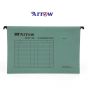 ARROW (แอโรว์) แฟ้มแขวน ปกกระดาษ AR-44 F/C สีเขียว ตราแอโรว์ บรรจุ 10เล่ม/แพ็ค จำนวน 1 แพ็ค
