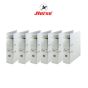Horse (ตราม้า) แฟ้มสันกว้าง 3 นิ้ว ก้านยกปกกระดาษ หุ้มPVC  H-405 ตราม้า ขนาด F/C คละสี  แพ็คละ 6 เล่ม จำนวน 1 แพ็ค - สีเหลือง