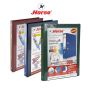  แฟ้มโชว์เอกสาร คลิป 4  ห่วง Horse ตราม้า ขนาด A4 H-600 คละสี จำนวน 1เล่ม
