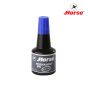 Horse ตราม้า หมึกเติมแท่นชนิดกันน้ำ ขนาด 30cc ตราม้า บรรจุ 12 ขวด/แพ็ค - สีน้ำเงิน