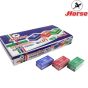 Horse ตราม้า ยางลบดินสอ ERASER PENCIL H-14 บรรจุ 50 ก้อน/กล่องจำนวน 1 กล่อง