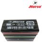 Horse ตราม้า ยางลบดินสอก้อนดำ 2B H-22 (ซีนพลาสติกหุ้มทุกก้อน) จำนวน 48 ก้อน/กล่อง