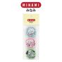 MINAMI (มินามิ) ยางลบ ก้อนกลม สีพาสเทล ลายการ์ตูน แพ็ค 3 ก้อน ตรามินามิ จำนวน 1 แพ็ค
