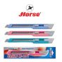 Horse (ตราม้า) มีดคัตเตอร์ ด้ามพลาสติก สีหวาน H-101 ตราม้า จำนวน 1 อัน/แพ็ค