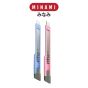 MINAMI (มินามิ) มีดคัตเตอร์ พลาสติก สีพลาสเทล  ตรามินามิ แพ็ค 2 อัน จำนวน 1 แพ็ค