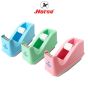 HORSE (ตราม้า) แท่นตัดเทป พลาสติก สีพาสเทน ตราม้า H-16 แกน 1 นิ้ว คละสี จำนวน 1 อัน