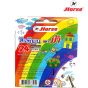 Horse ตราม้า สีเทียน ขนาดแท่งกลาง 24 สี จำนวน 1 กล่อง