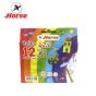 HORSE ตราม้า สีเทียน12สี แท่งใหญ่ จำนวน 1กล่อง